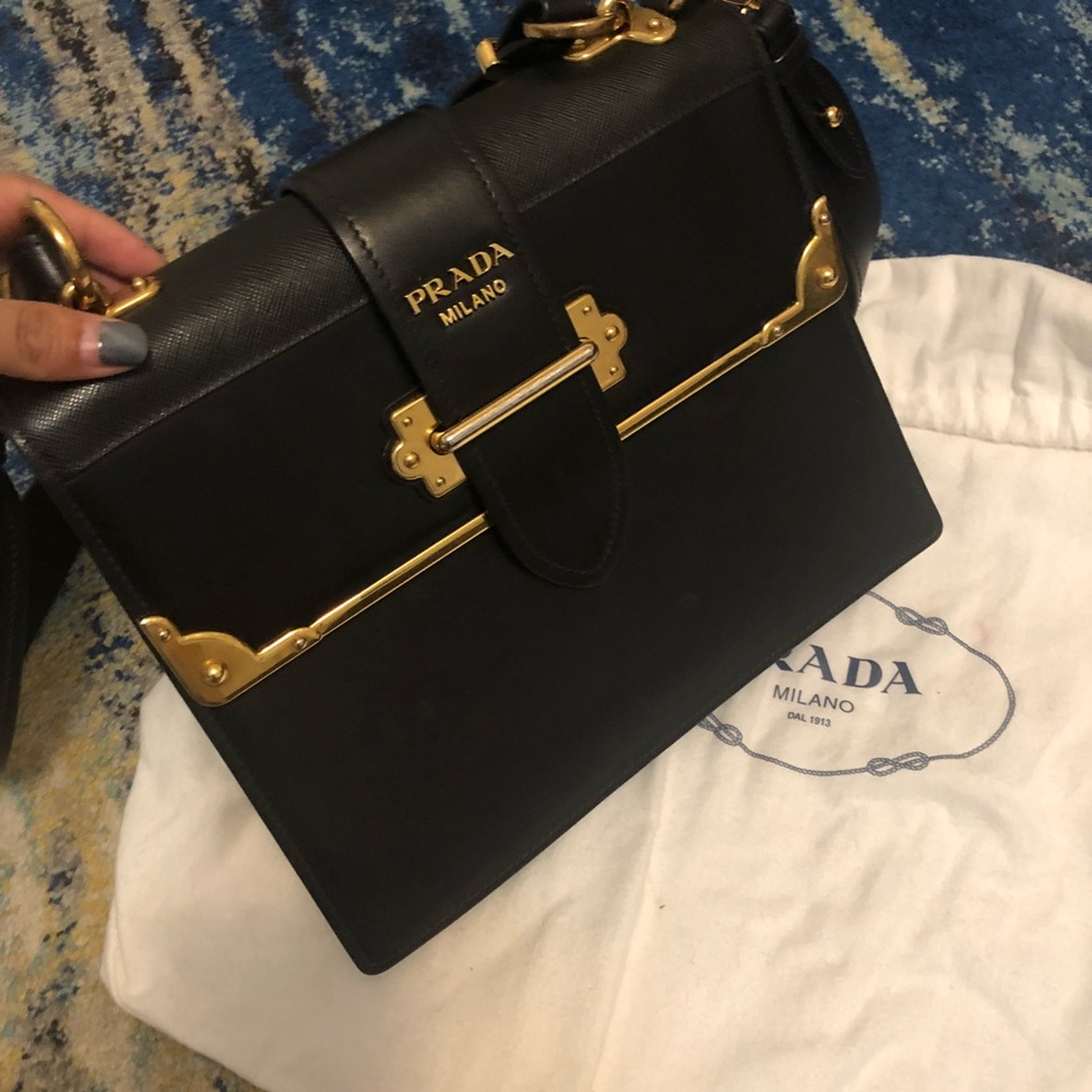 Prada cashier shoulder bag large SOLD